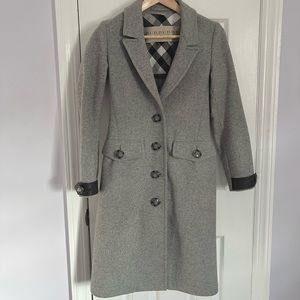 Burberry Brit Wool Tailored Coat